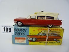 Boxed Corgi Toy Number 437 Superior Ambulance