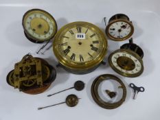 Collection of Vintage Clock Parts etc