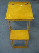 1950's/60's Fold Out Child's Desk with Stool
