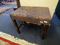 Georgian Upholstered Foot Stool