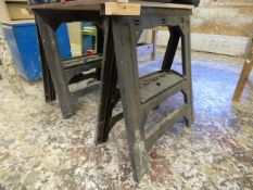 Pair of Folding Trestles