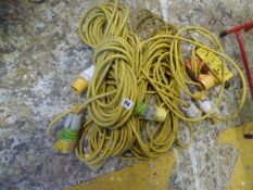 5 x 110 Volt Extension Leads