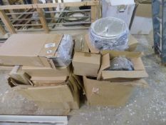 2 Boxes of Stainless Steel Bathroom Accessories Including Paper Towel & Toilet Roll Dispensers