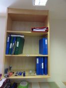 Open Fronted Beech Bookcase