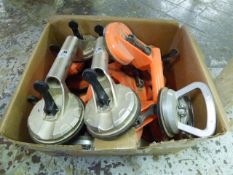 Box Containing Suction Lifting Handles