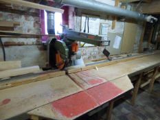 Dewalt Model 1420 Radial Arm Saw Complete with Bench & MTE Power Brake