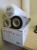 5 Rolls of Stretch Film & Roll of Bubble Wrap