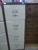 4 Drawer Foolscap Filing Cabinet - Coffee & Cream