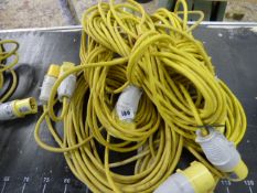 5 x 110 Volt Extension Leads