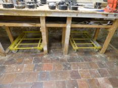 2 x 4 Wheel Trolleys