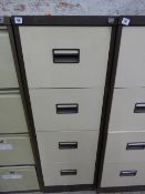 4 Drawer Foolscap Filing Cabinet - Coffee & Cream