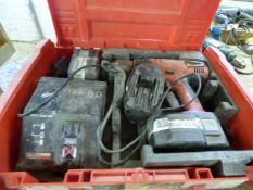 Milwaukee Drill with Spare Batteries & Charger in Carry Case