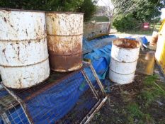 Assorted Weld Mesh Panels - 45 Gallon Drums etc