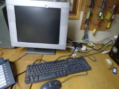 Flat Screen Monitor & Keyboard