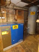 Stenhoj Screw Compressor Complete with Vertical Air Receiver & Airline Oilers & Water Traps Fitted