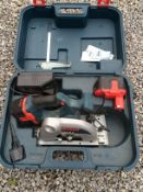 Bosch GST 24 volt batery circular saw, charger, spare battery, blades &  case