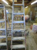 Aluminium 9 Tread Platform Step