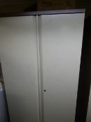 6ft Stationery Cabinet - Coffee & Cream