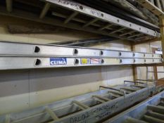 Clima 28 Rung Aluminium Double Extending Ladder