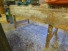 Joiner's Work Bench Fitted with Joiner's Vice