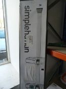 *Simple Human Shower Caddy with Adjustable Height