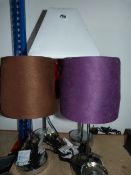 *4 Lamps & 2 Lamp Shades