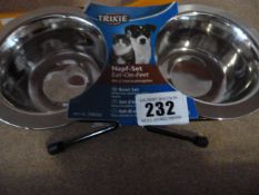 *Trixie Double Animal Feeding Bowl