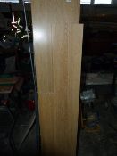 *Silver & Light Oak Effect Shelves