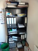 *Black Open Fronted Bookcase