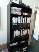 *Black Open Fronted Bookcase