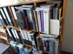 *Open Fronted Bookcase Containing Assorted Joiner's & Builder's Literature