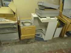*Assorted Part Built Kitchen Carcasses - Drawer Liners etc
