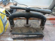 *Antique Letter Press