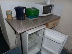*The Contents of The Canteen Including Microwave Oven - Kettle - Under Counter Refrigerator - First