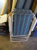 *5 Folding Garden Chairs