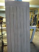 *Oak Faced Exterior Door