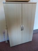 *Stationery Cabinet in Light Beech Finish