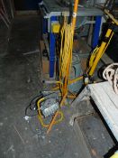 *2 Halogen Work Lamps & Stand