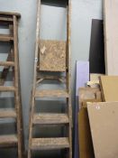 *Set of Aluminium 5 Tread Platform Steps