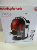 *Morphy Richards Accents Espresso Red Coffee Maker