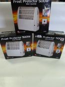 *3 Wall Mounted 500 Watt Frost Protector Heaters
