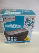 *Ryman Personal Cross Cut Shredder Model CC12