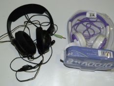 *2 Pairs of Head Phones