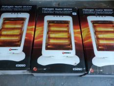 *3 1200 Watt Halogen Heaters