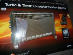 *Turbo and Timer Convector Heater 2000 Watt