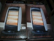 *4 Fine Elements 1200 Watt Halogen Heaters