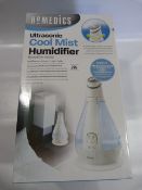 *Home Medics Ultrasonic Cool Mist Humidifier