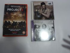 *Kate Rushby 20 & Matt Cardle Letters CDs & Project X DVD