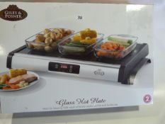 *Giles & Posner Glass Hot Plate