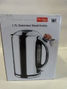 *Prestige 1.7l Stainless Steel Kettle